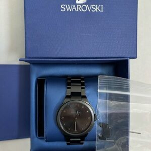 COPY - Brand new Swarovski Watch City Black Stainless Steel Black Strap Swiss